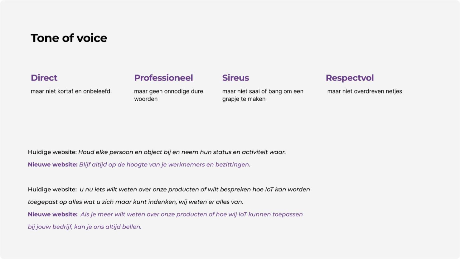 Pagina 5 uit het merkdocument van HubLogiQ